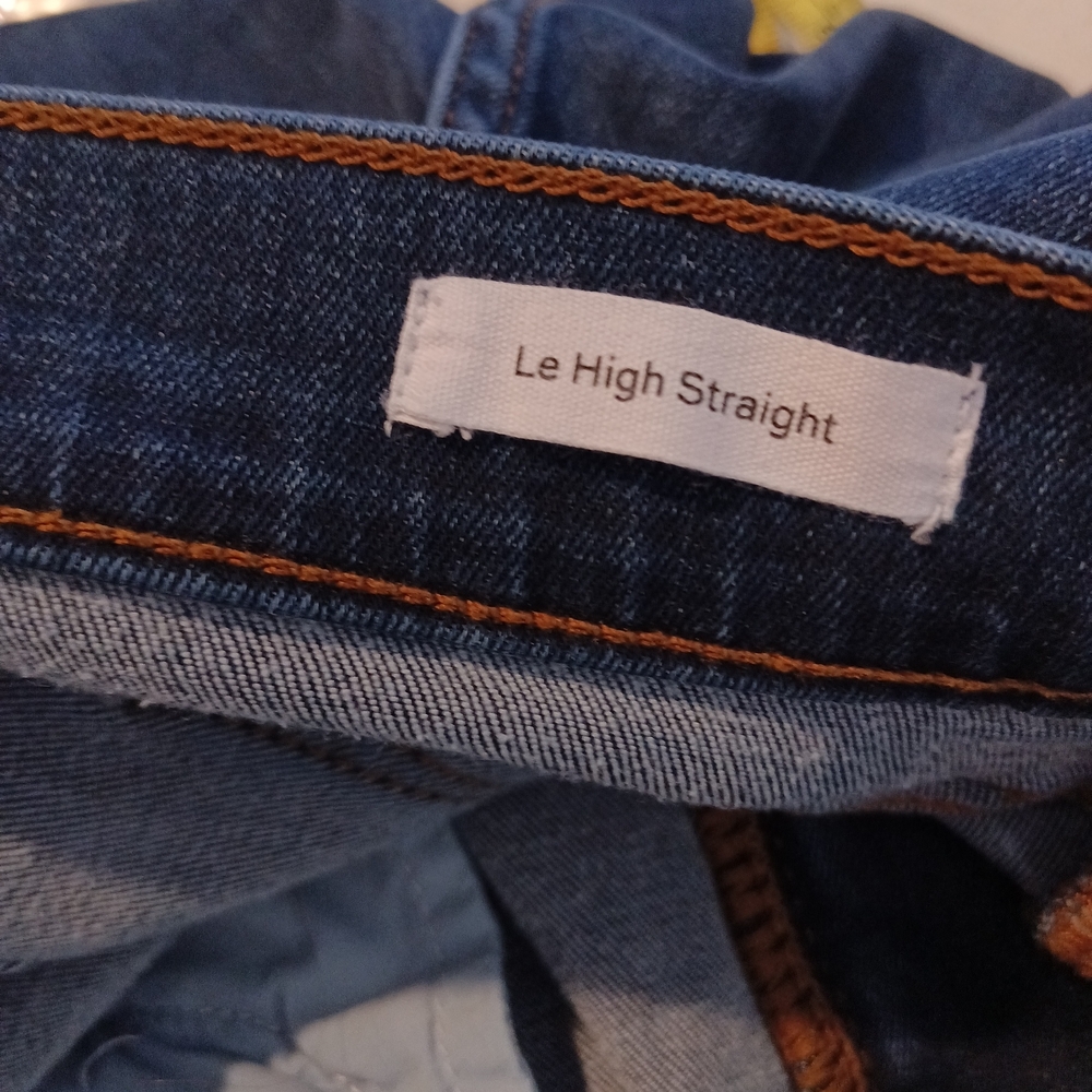 Frame Le High Straight Leg Jeans in Calvin Size 28 - Picture 5 of 7